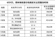 今天郑州地铁部分线路延时服务