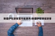 新疆伊犁游客暂不能离开/新疆伊犁滞留游客