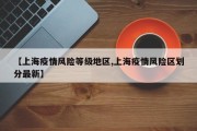 【上海疫情风险等级地区,上海疫情风险区划分最新】