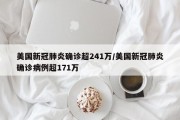 美国新冠肺炎确诊超241万/美国新冠肺炎确诊病例超171万