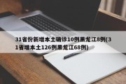 31省份新增本土确诊10例黑龙江8例(31省增本土126例黑龙江68例)