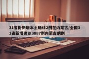 31省份新增本土确诊2例在内蒙古/全国31省新增确诊3887例内蒙古病例