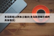 青岛新增12例本土确诊(青岛新增确诊病例具体情况)