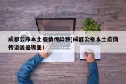 成都公布本土疫情传染源(成都公布本土疫情传染源是哪里)