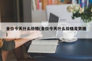 金价今天什么价格(金价今天什么价格走势图)