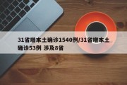 31省增本土确诊1540例/31省增本土确诊53例 涉及8省