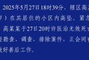 武汉11岁男孩坠楼身亡排除刑案家长承受质疑