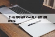 【31省新增确诊3504例,31省新增确诊情况】