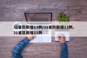 31省份新增13例/31省份新增13例,31省区新增11例