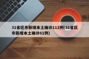 31省区市新增本土确诊112例(31省区市新增本土确诊61例)