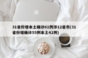 31省份增本土确诊61例涉12省市(31省份增确诊55例本土42例)