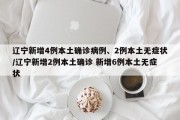 辽宁新增4例本土确诊病例、2例本土无症状/辽宁新增2例本土确诊 新增6例本土无症状