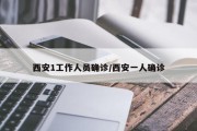西安1工作人员确诊/西安一人确诊