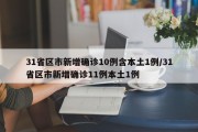 31省区市新增确诊10例含本土1例/31省区市新增确诊11例本土1例